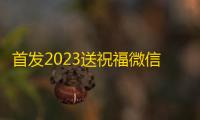 首发2023送祝福微信小程序源码带流量主功能